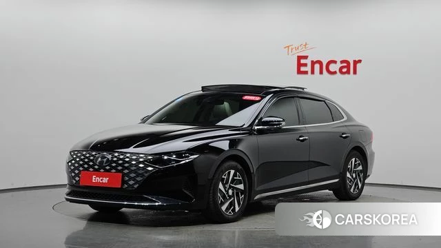 Hyundai The New Grandeur IG Hybrid 2022 Черный из Кореи