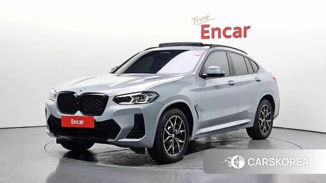 BMW X4 (G02) 2024 Серебристо-серый из Кореи