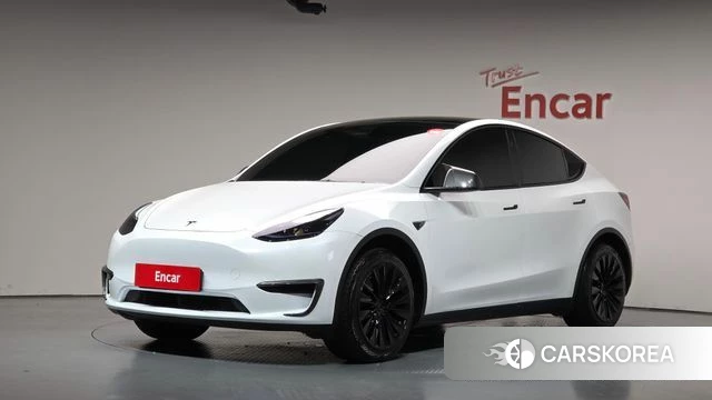 Tesla Model Y 2024 Белый из Кореи