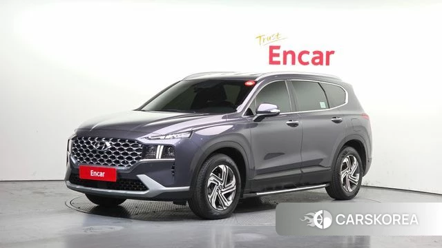Hyundai The New Santa Fe 2021 Серый из Кореи
