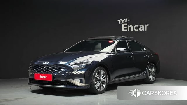Kia K8 Hybrid 2021 Синий из Кореи