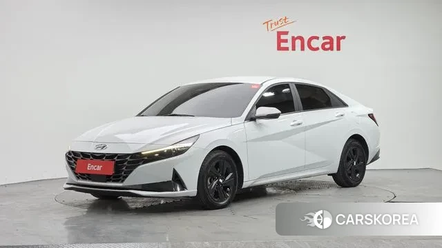 Hyundai Avante (CN7) 2022 Белый из Кореи