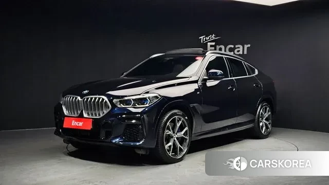 BMW X6 (G06) 2022 Черный из Кореи