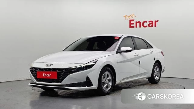 Hyundai Avante (CN7) 2021 Белый из Кореи