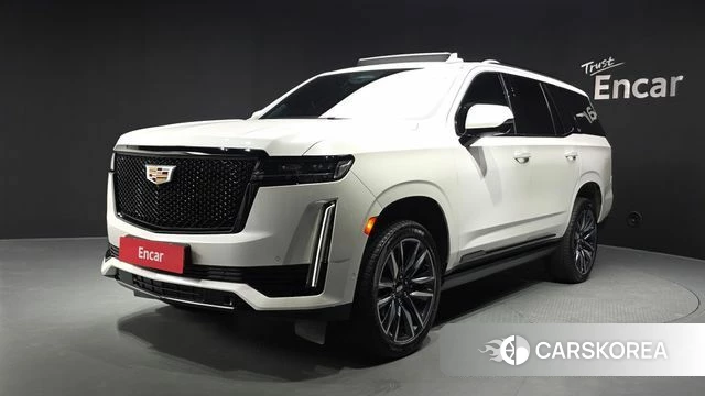 Cadillac Escalade 5th Generation 2021 Белый из Кореи