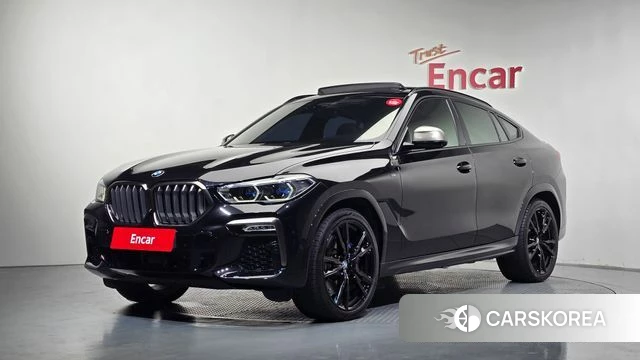 BMW X6 (G06) 2020 Черный из Кореи