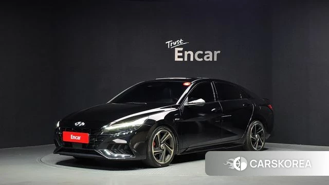 Hyundai Avante (CN7) 2020 Черный из Кореи