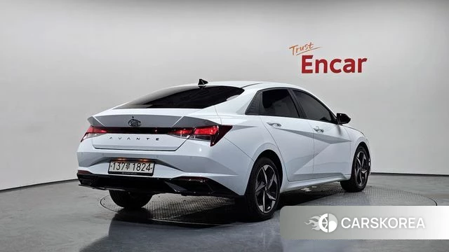 Hyundai Avante (CN7) 2020 Белый из Кореи