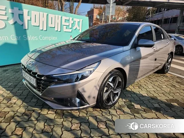Hyundai Avante (CN7) 2022 Серый из Кореи
