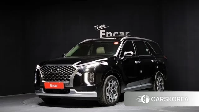 Hyundai Palisade 2021 Черный из Кореи