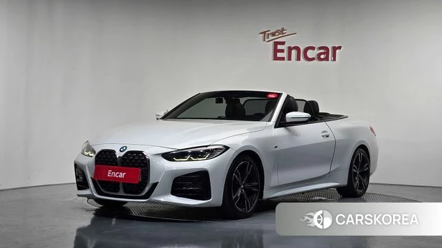 BMW 4 Series (G22) 2021 Белый из Кореи