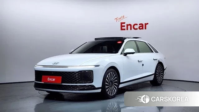 Hyundai Grandeur Hybrid (GN7) 2024 Белый из Кореи