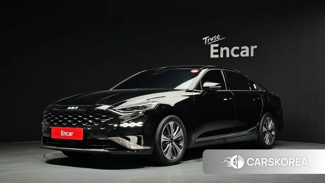 Kia K8 Hybrid 2021 Черный из Кореи