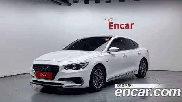 Hyundai Grandeur IG Hybrid 2018 Белый из Кореи