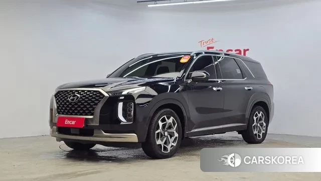 Hyundai Palisade 2022 Черный из Кореи