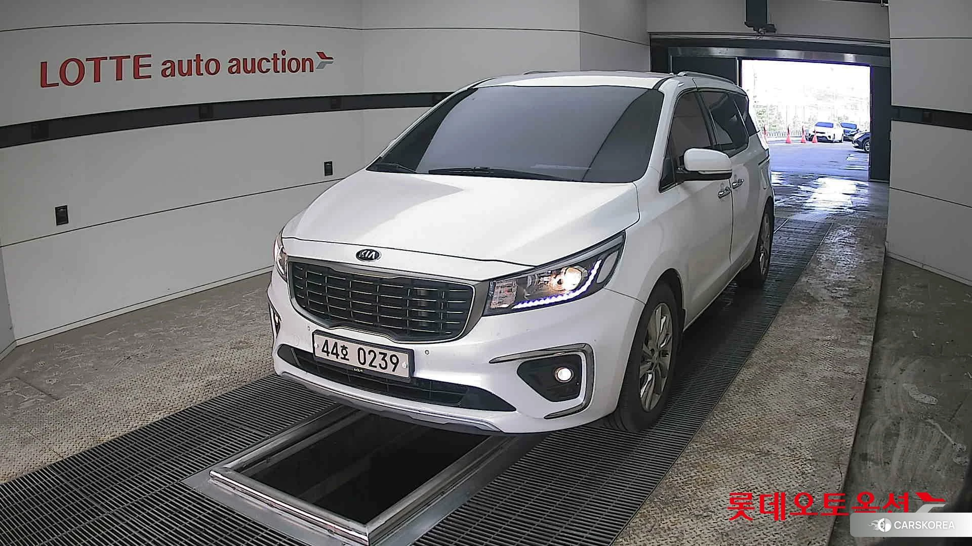 Kia Carnival 2019 Snow White Pearl (optional) из Кореи