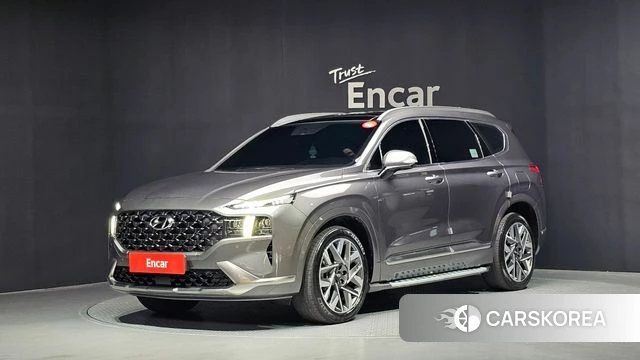 Hyundai The New Santa Fe 2022 Серый из Кореи