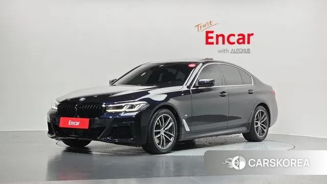 BMW 5 Series (G30) 2021 Черный из Кореи