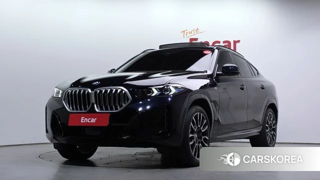 BMW X6 (G06) 2025 Черный из Кореи