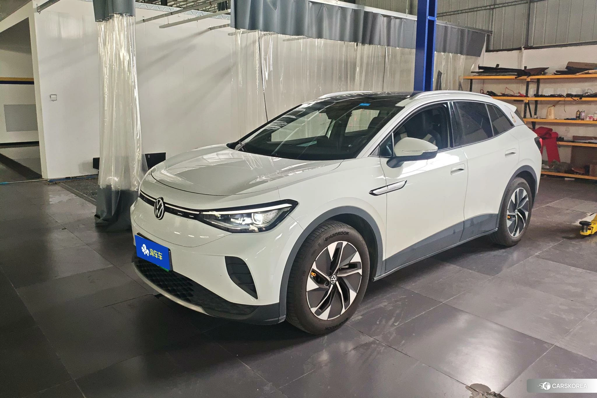 Volkswagen ID.4 CROZZ 2023 Белый из Китая