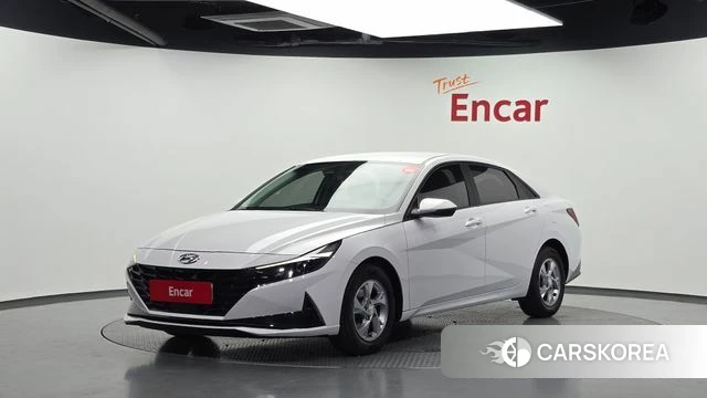 Hyundai Avante (CN7) 2021 Белый из Кореи