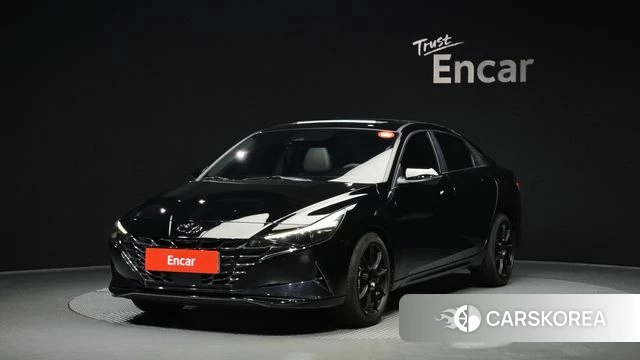 Hyundai Avante (CN7) 2020 Черный из Кореи