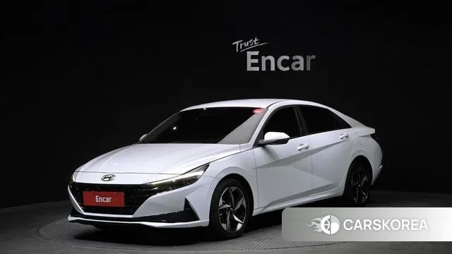 Hyundai Avante (CN7) 2020 Белый из Кореи