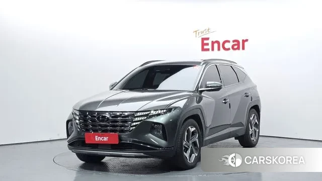 Hyundai Tucson (NX4) 2021 Темно-зеленый из Кореи