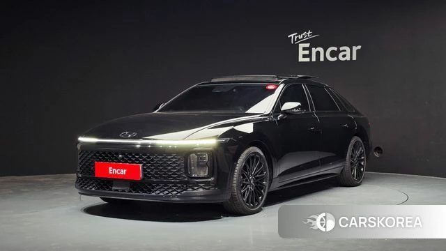 Hyundai Grandeur Hybrid (GN7) 2023 Черный из Кореи