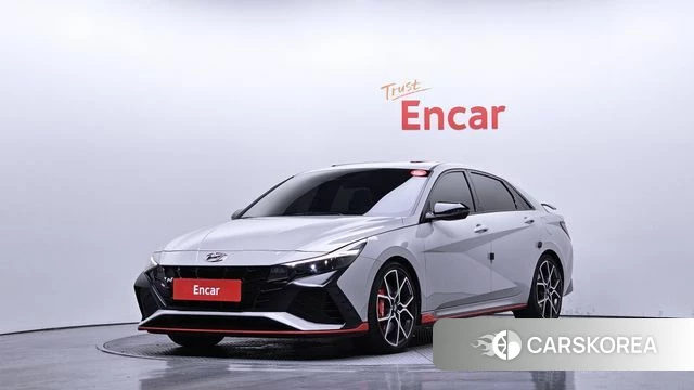 Hyundai Avante (CN7) 2022 Серебристо-серый из Кореи