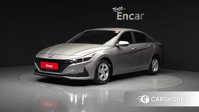 Hyundai Avante (CN7) 2021 Серебристо-серый из Кореи