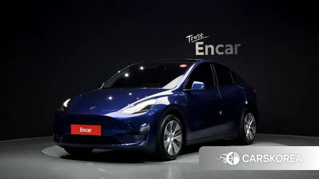 Tesla Model Y 2023 Синий из Кореи