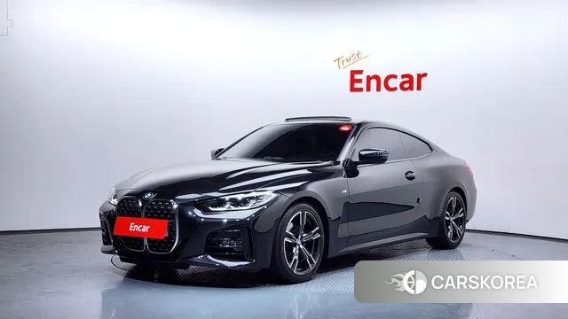 BMW 4 Series (G22) 2022 Черный из Кореи