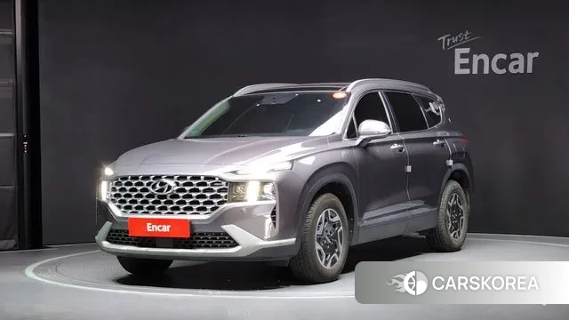 Hyundai The New Santa Fe 2021 Серый из Кореи