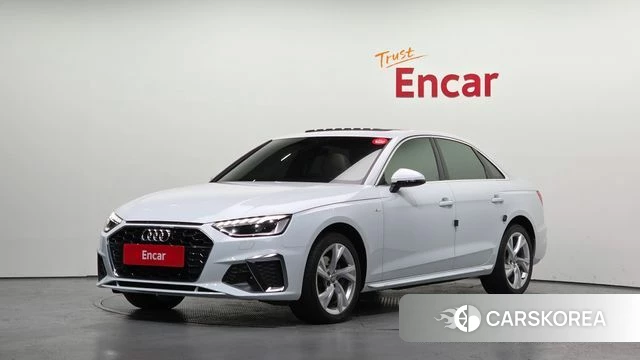 Audi A4 (B9) 2021 Белый из Кореи