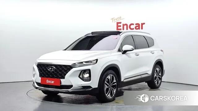 Hyundai Santa Fe TM 2018 Белый из Кореи