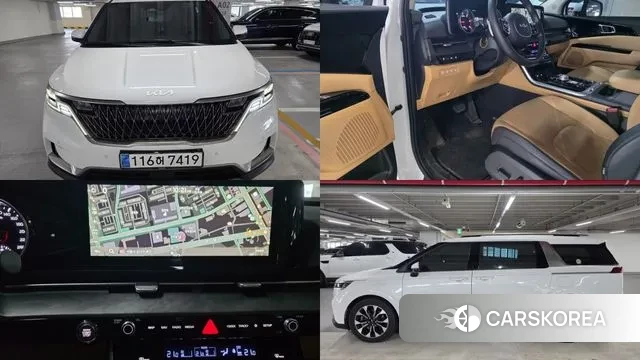Kia Carnival 4th generation 2023 Белый из Кореи