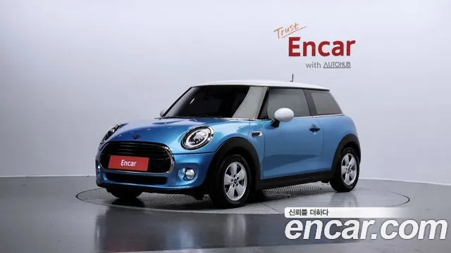 Mini Cooper 2019 Небесно-голубой из Кореи