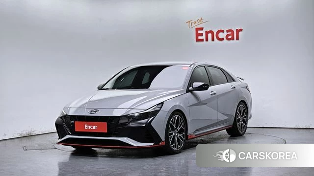 Hyundai Avante (CN7) 2021 Серебристо-серый из Кореи