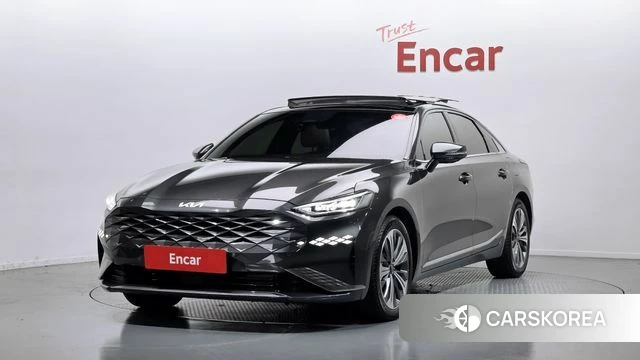 Kia K8 Hybrid 2023 Серый из Кореи