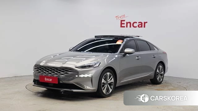 Kia K8 Hybrid 2022 Серый из Кореи