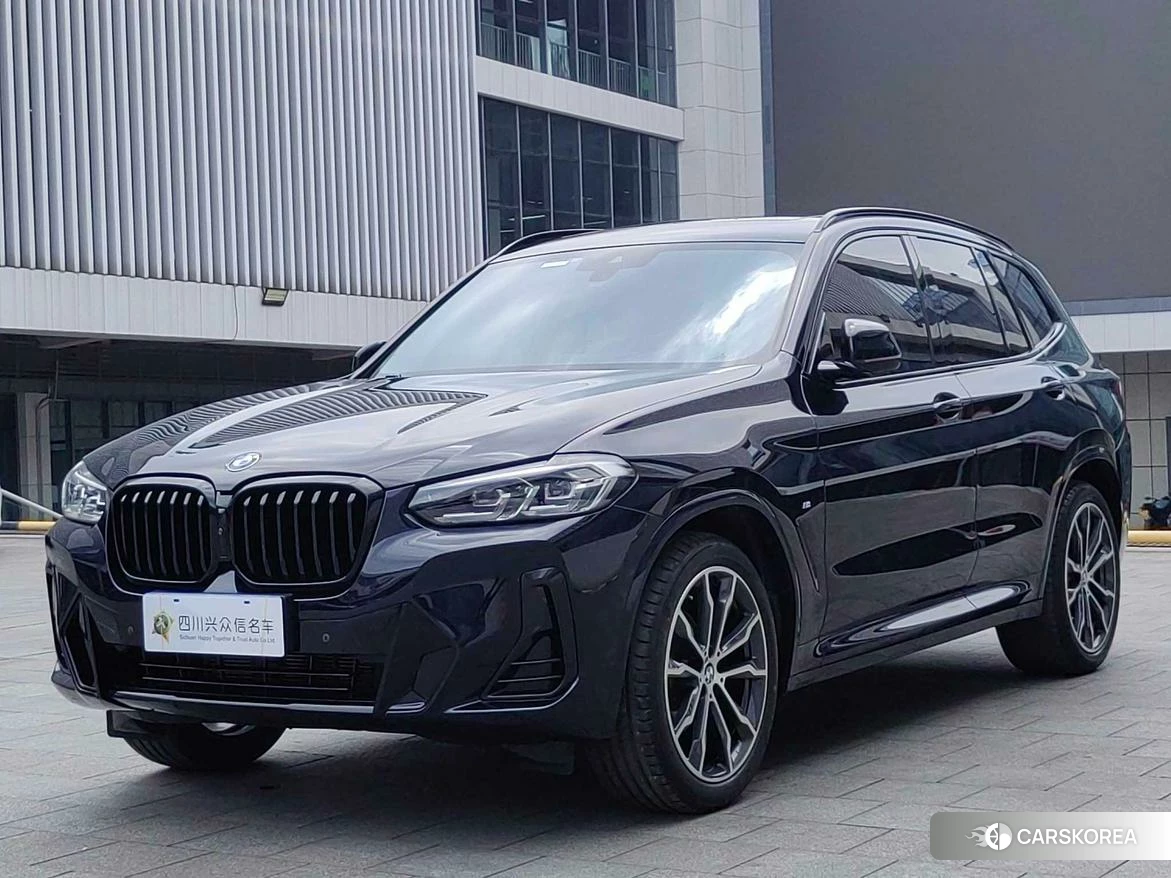 BMW X3 2023 Черный из Китая