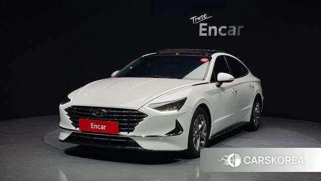 Hyundai Sonata (DN8) 2019 Белый из Кореи