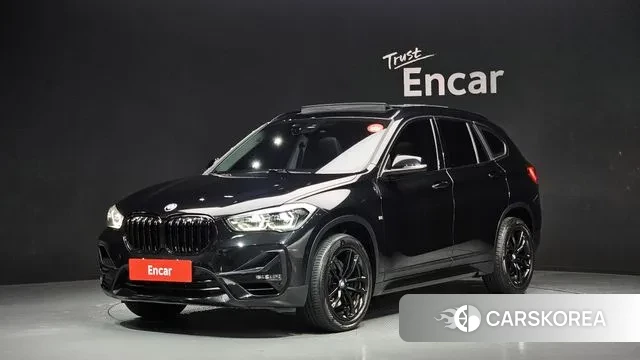 BMW X1 (F48) 2021 Черный из Кореи