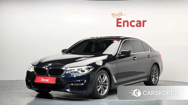 BMW 5 Series (G30) 2018 Синий из Кореи