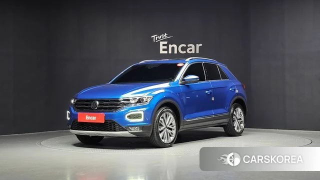 Volkswagen T-Roc 2021 Синий из Кореи