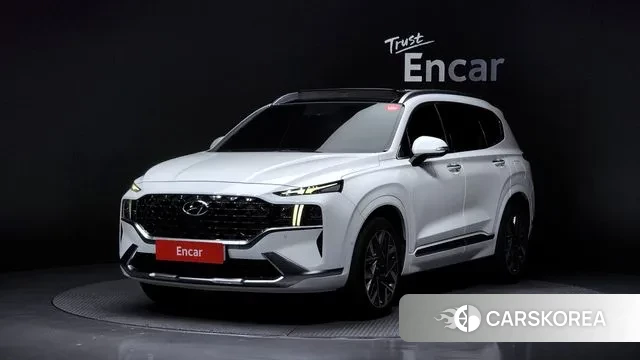 Hyundai The New Santa Fe 2021 Белый из Кореи