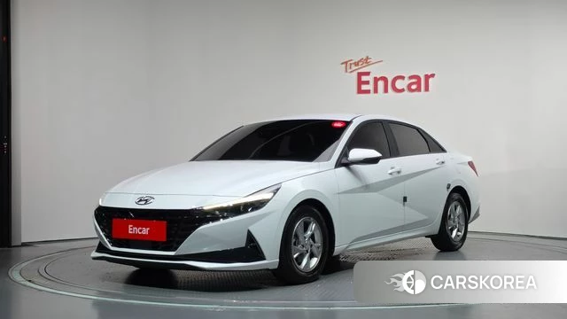 Hyundai Avante (CN7) 2020 Белый из Кореи