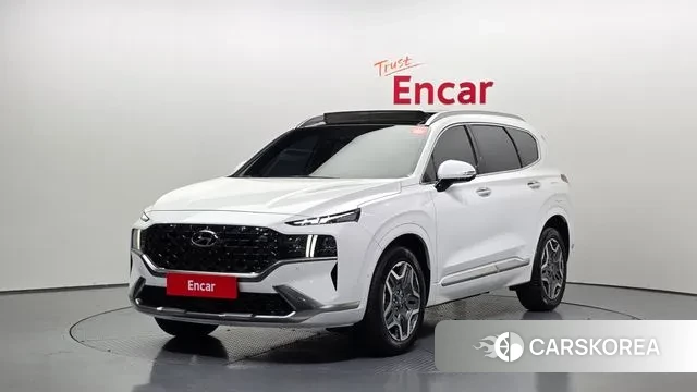 Hyundai The New Santa Fe 2023 Белый из Кореи