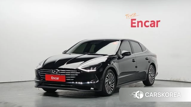 Hyundai Sonata Hybrid (DN8) 2022 Черный из Кореи